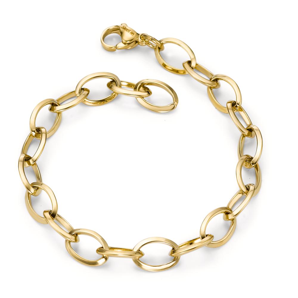 Bracelet Stainless steel Yellow IP coated 21 cm