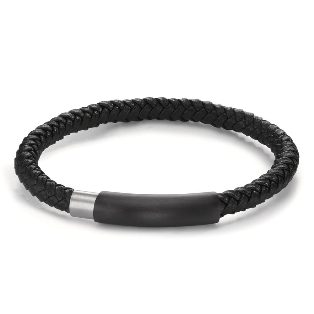 Bracelet Stainless steel Black IP coated 19.5 cm Ø6.5 mm