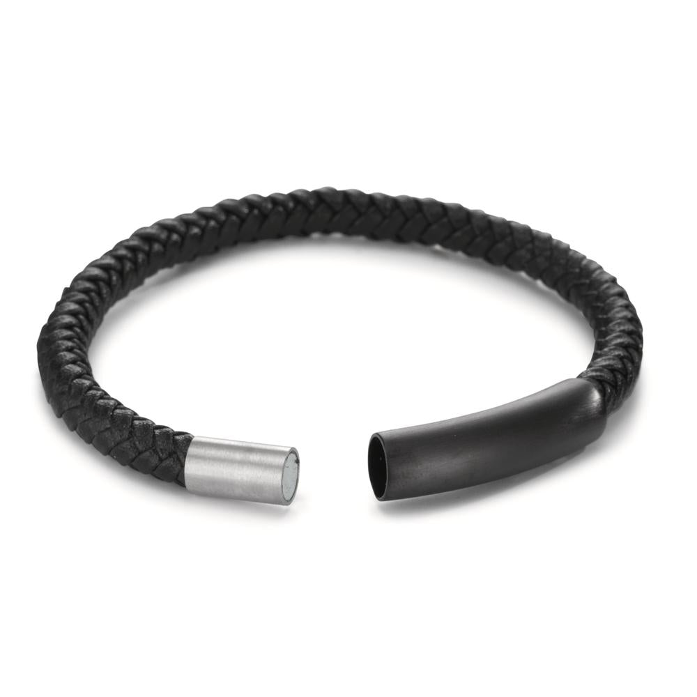 Bracelet Stainless steel Black IP coated 19.5 cm Ø6.5 mm