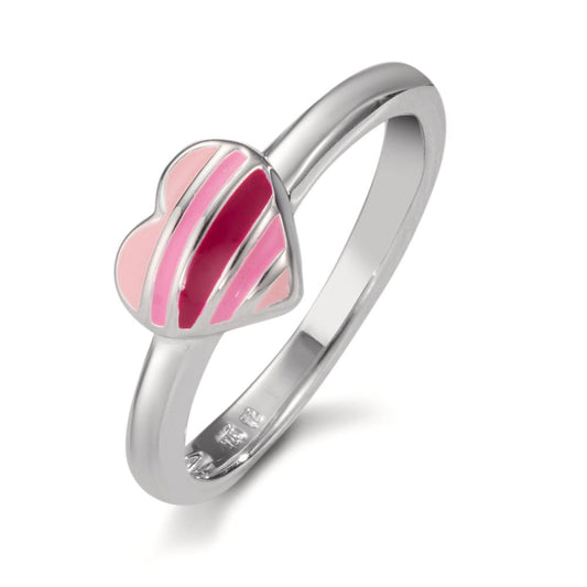 Ring Silver Rhodium plated Heart