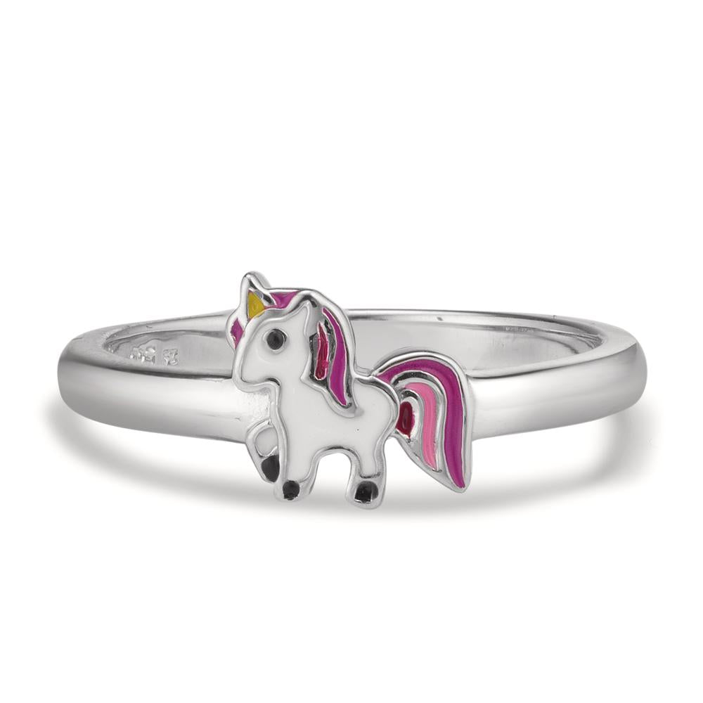 Ring Silver Rhodium plated Unicorn