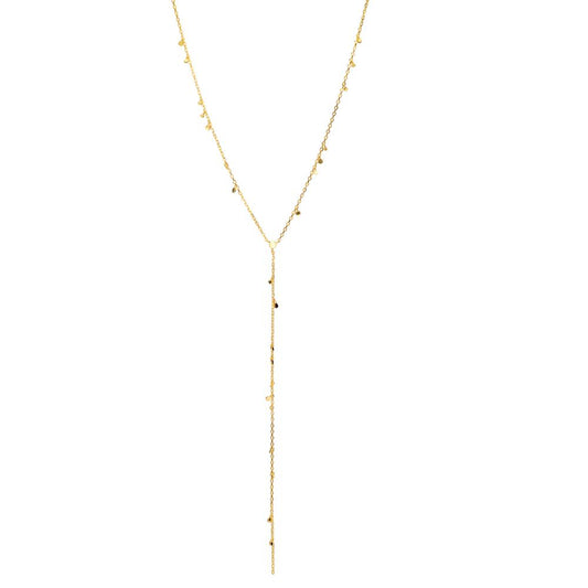Necklace Silver Yellow Gold plated 46-51 cm