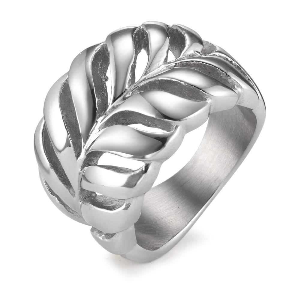 Ring Stainless steel Leaf