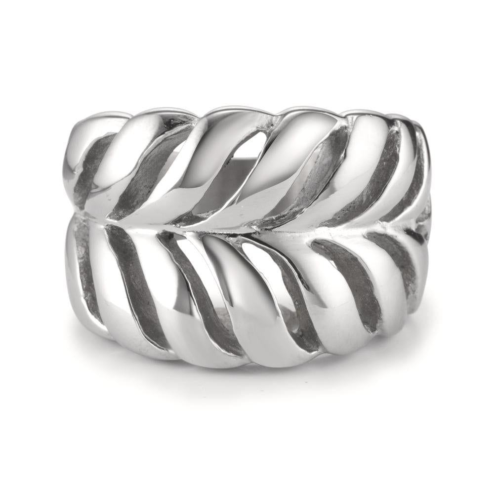 Ring Stainless steel Leaf