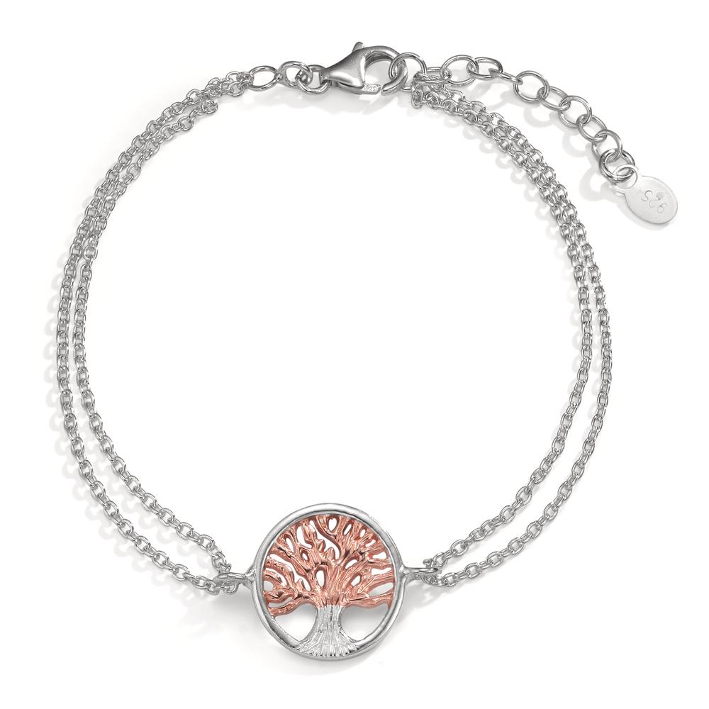 Bracelet Silver Rose Bicolor 17-20 cm