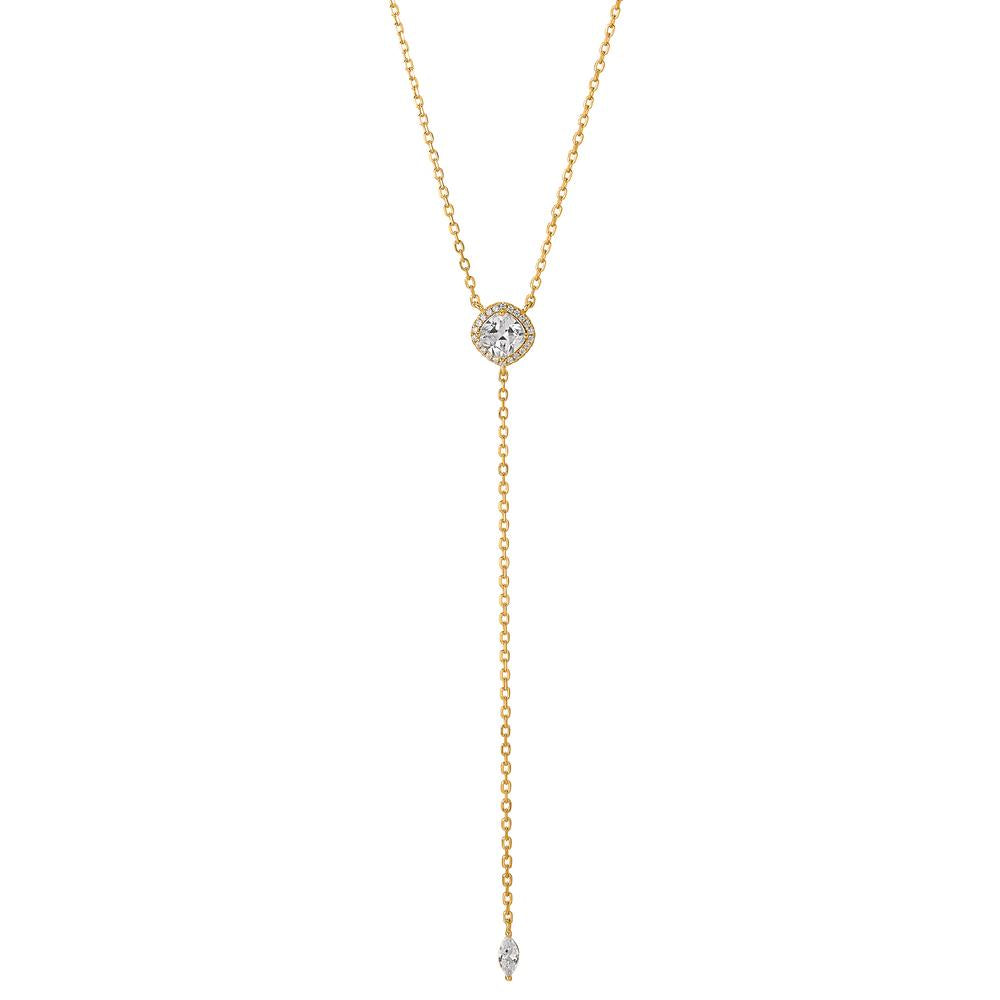 Necklace Silver Yellow Gold plated 42-47 cm