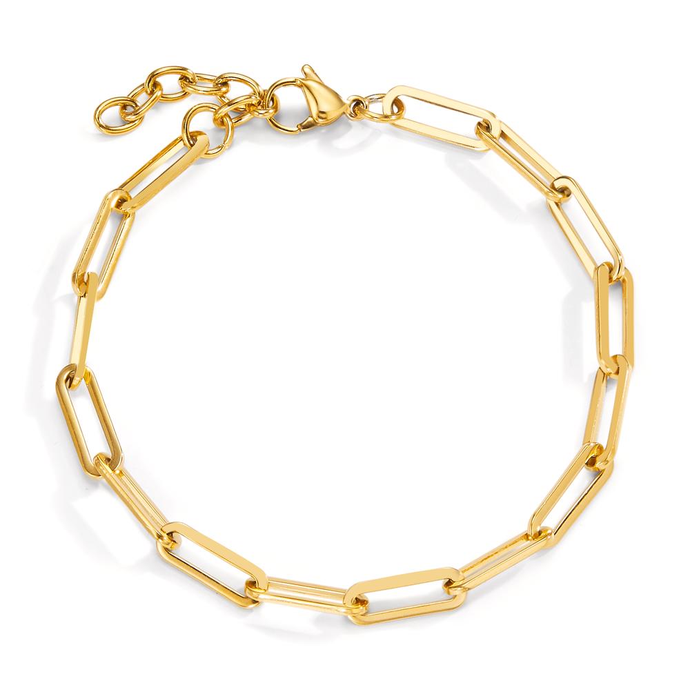 Bracelet Stainless steel Yellow IP coated 18.5-21.5 cm