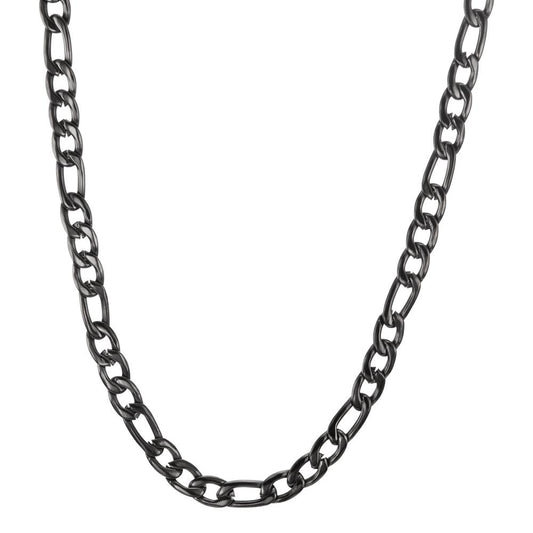 Necklace Stainless steel Black IP coated 50 cm