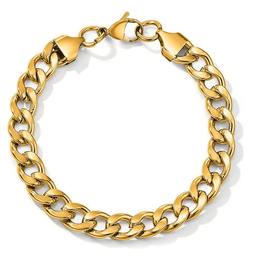 Bracelet Stainless steel Yellow IP coated 22 cm