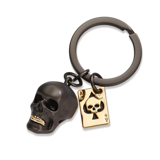 Keychains Metal Skull Ø35 mm