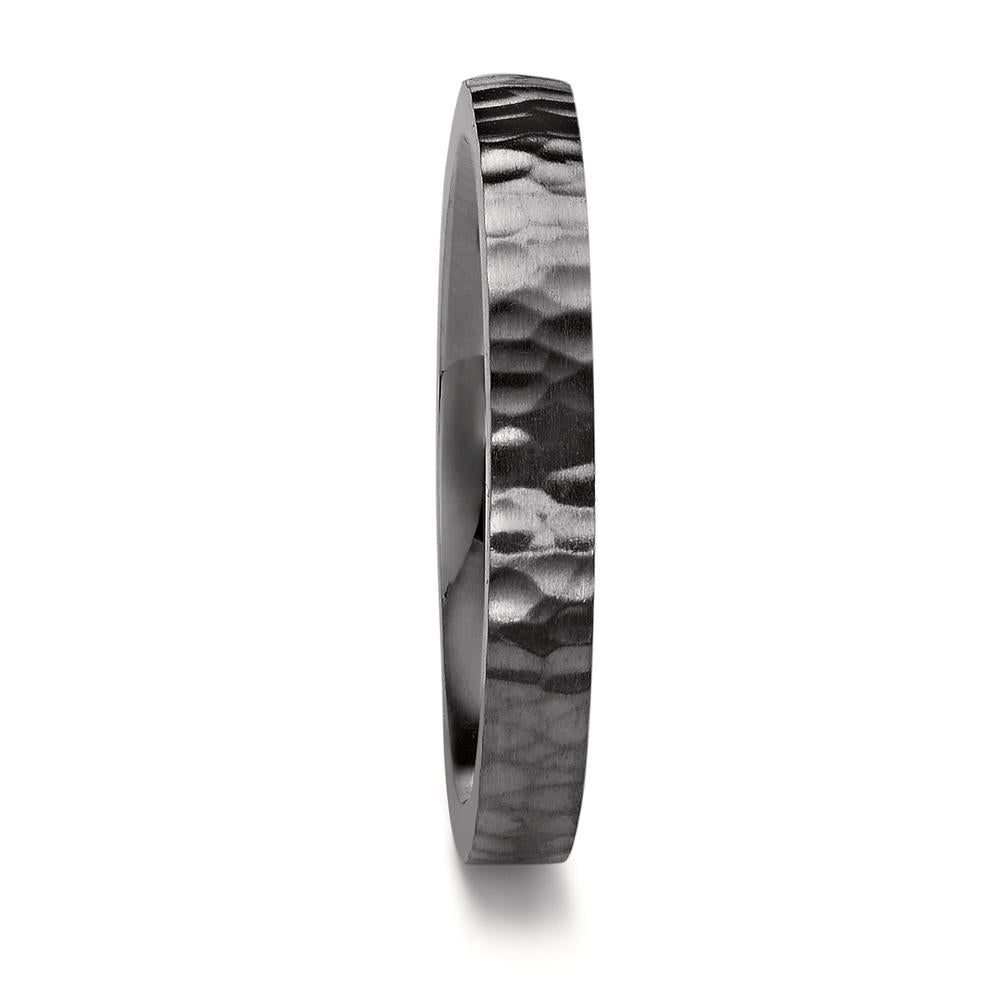 Stacking ring Stainless steel Black IP coated