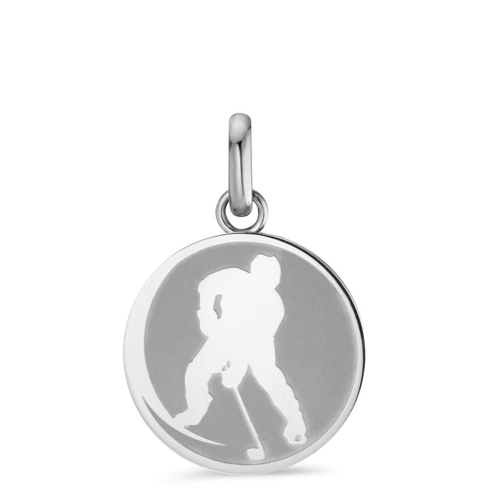 Pendant Stainless steel Ice Hockey Ø18 mm