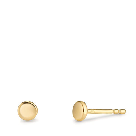 Stud earrings 18k Yellow Gold Ø4 mm