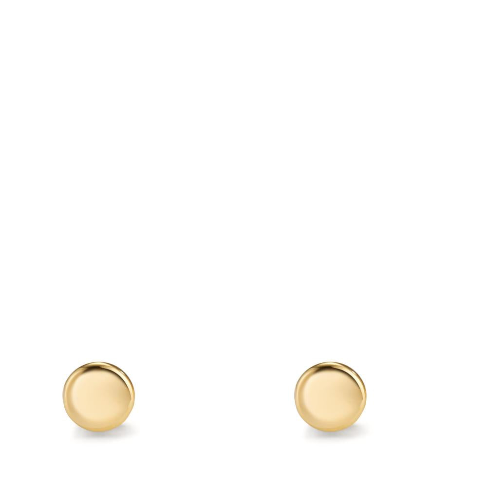 Stud earrings 18k Yellow Gold Ø4 mm