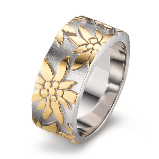 Ring Silver Bicolor Rhodium plated Edelweiss