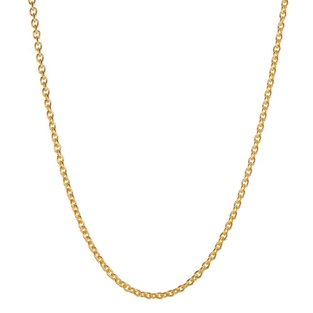 Necklace Silver Yellow Gold plated 36-38 cm