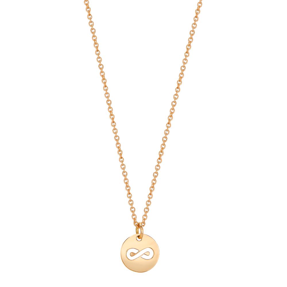 Necklace 18k Yellow Gold Infinity 40-42 cm Ø6 mm