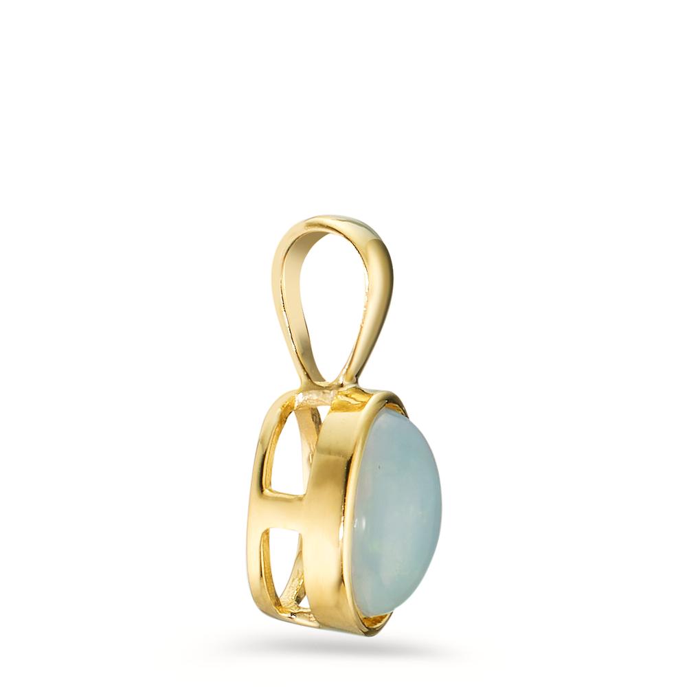 Pendant 9k Yellow Gold Opal