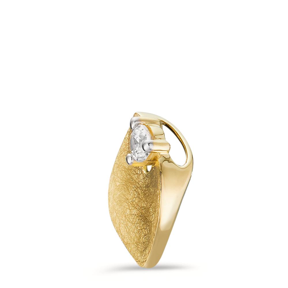 Pendant 9k Yellow Gold Zirconia