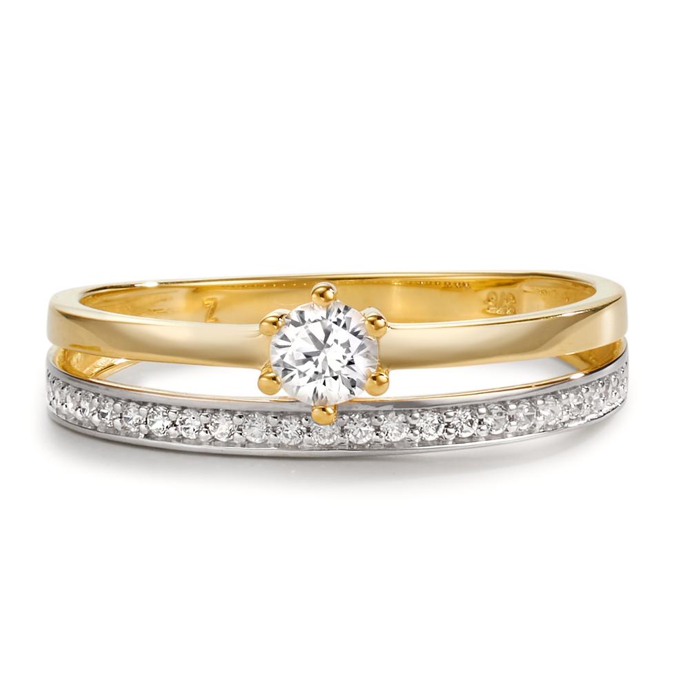 Ring 9k Yellow Gold Zirconia