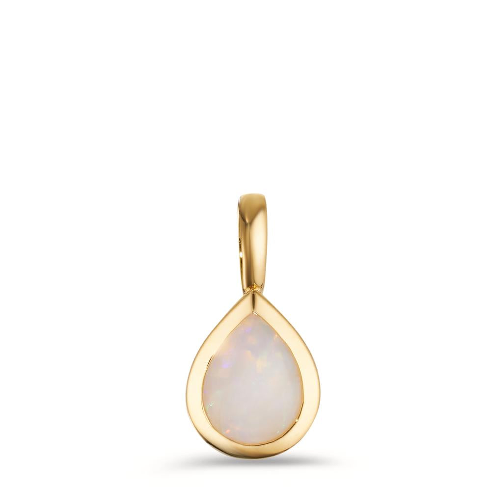 Pendant 18k Yellow Gold Opal