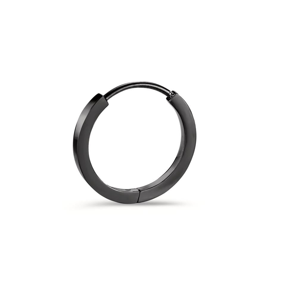 Hinged hoop 1 pc Titanium Black IP coated