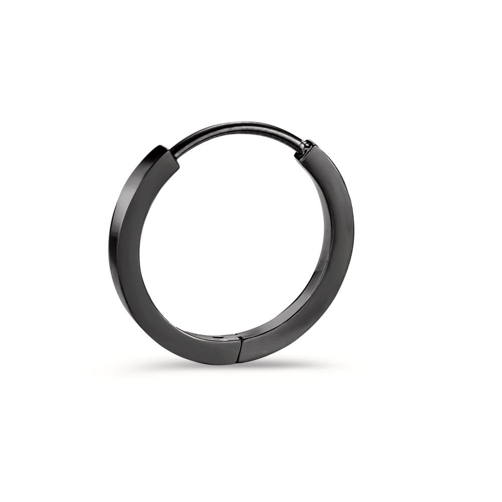 Hinged hoop 1 pc Titanium Black IP coated