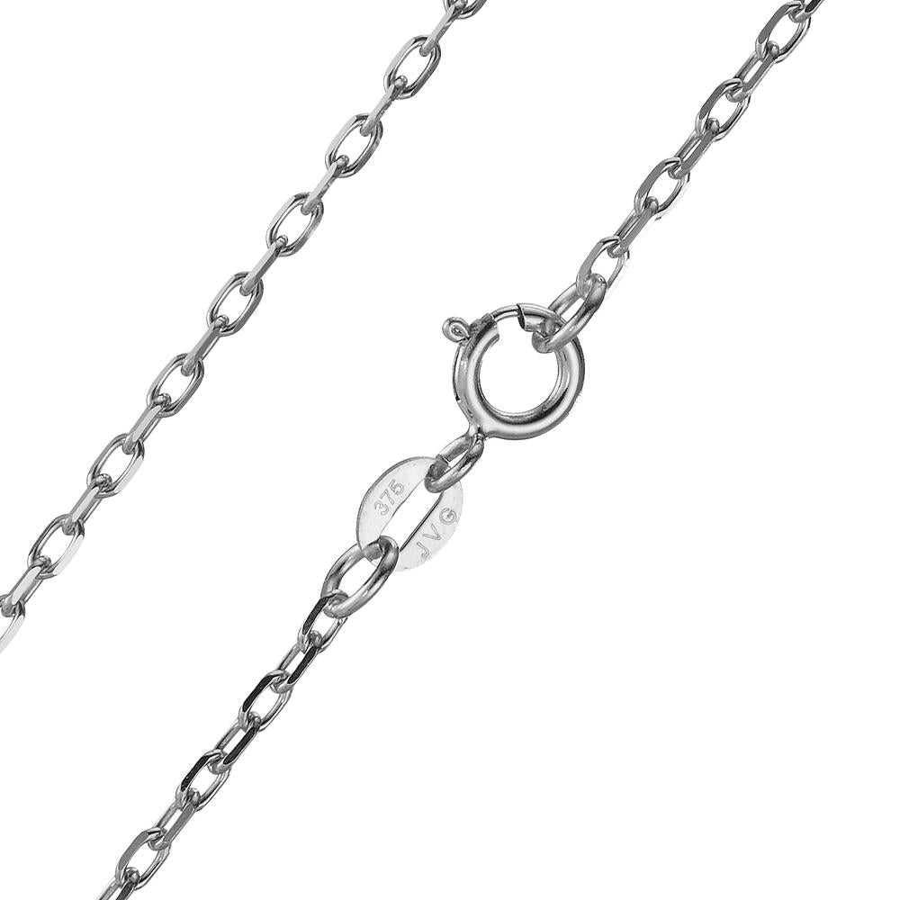 Necklace 9k White Gold 36 cm