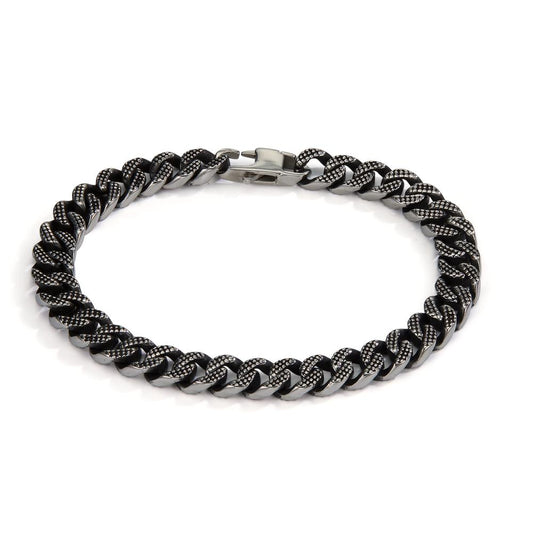 Bracelet Stainless steel Black IP coated 20.5 cm