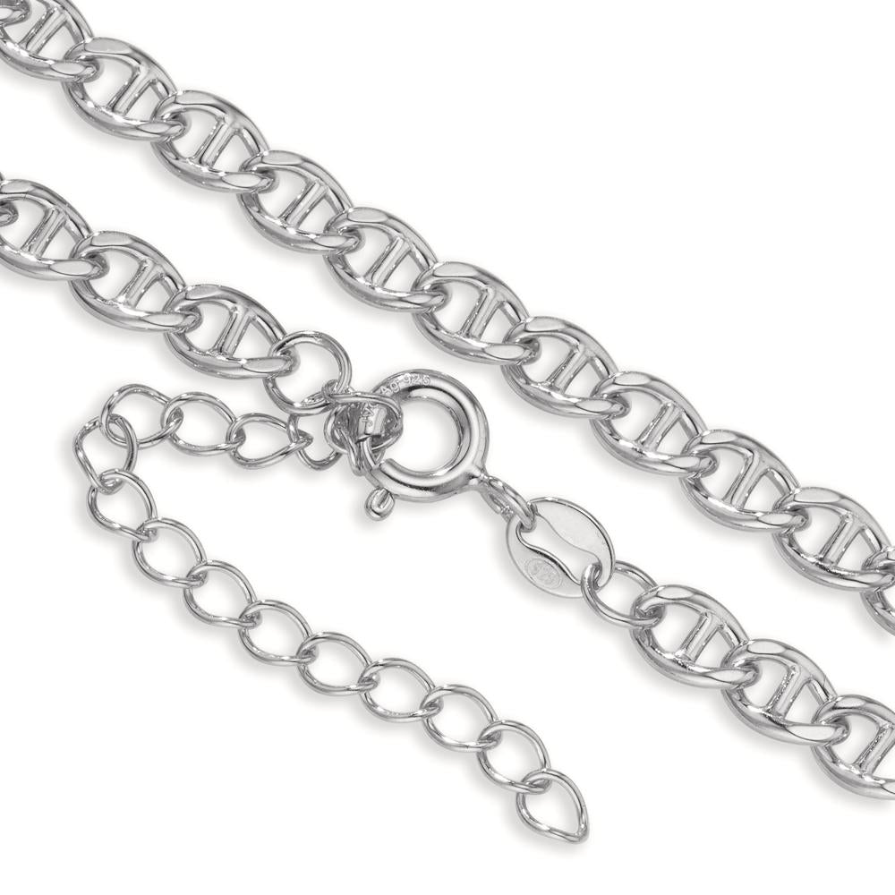 Bracelet Silver Rhodium plated 17-21 cm