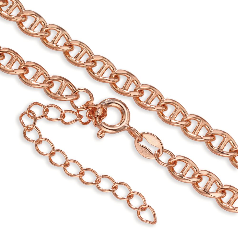 Bracelet Silver Rose Gold plated 17-21 cm