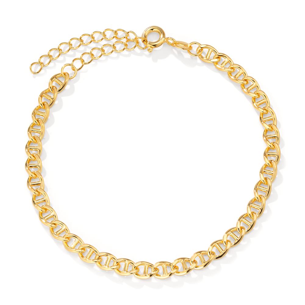 Bracelet Silver Yellow Gold plated 17-21 cm