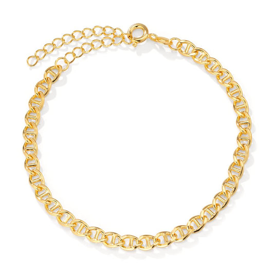 Bracelet Silver Yellow Gold plated 17-21 cm