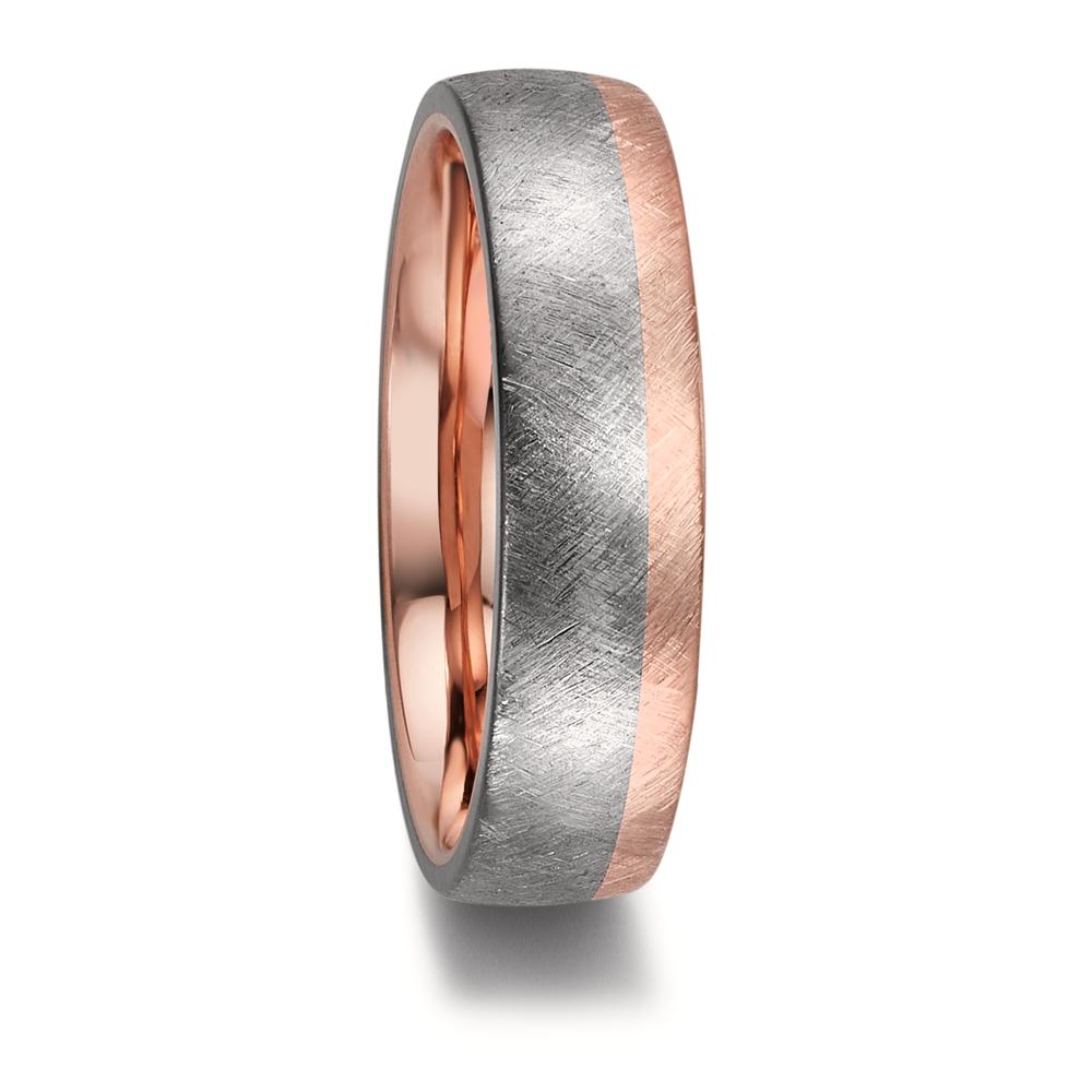 Wedding Ring Tantal 999, 18k Red Gold