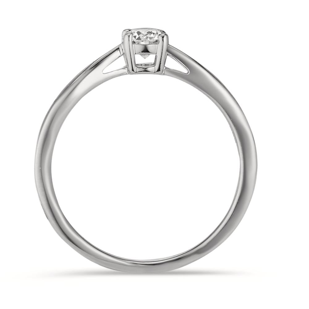 Solitaire ring Platinum 950 Diamond 0.25 ct, w-si