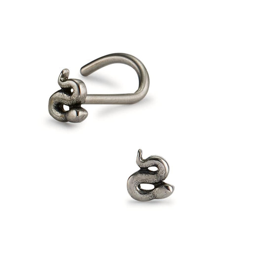 Nose Stud Stainless steel Snake Ø3.5 mm