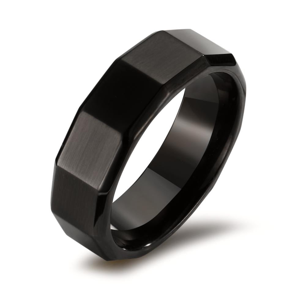 Ring Stainless steel Black IP coated