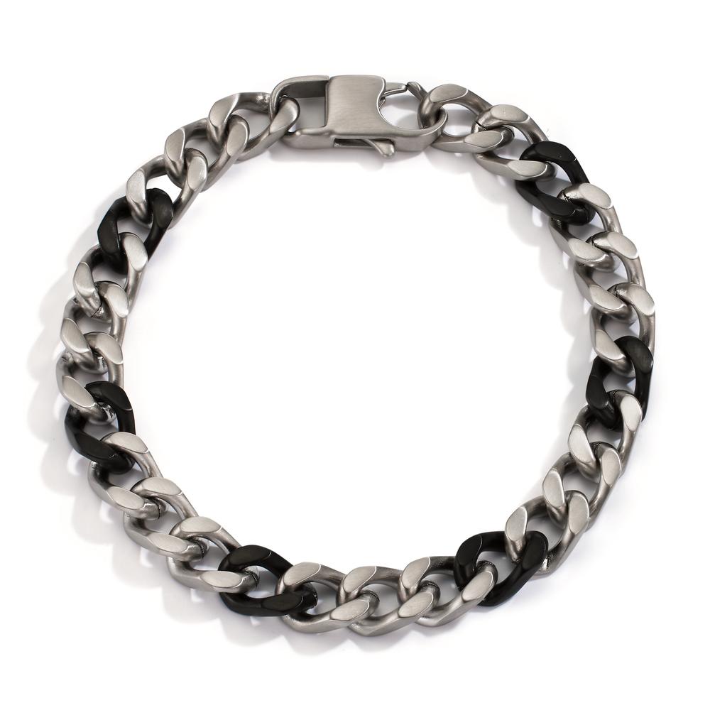 Bracelet Stainless steel Black IP coated 20.5 cm