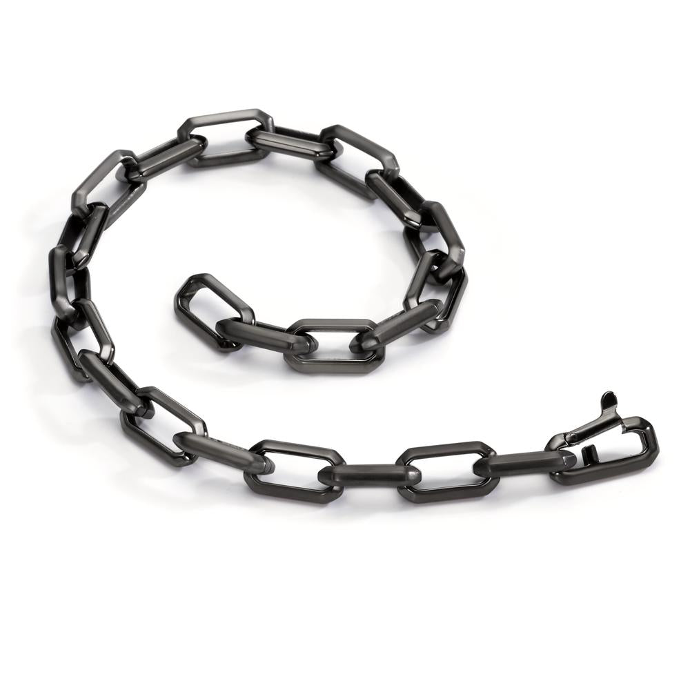 Bracelet Stainless steel Black IP coated 21 cm