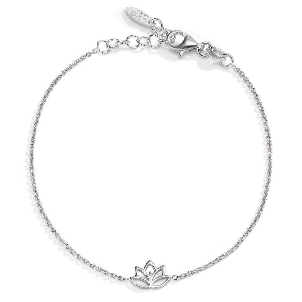 Bracelet Silver Rhodium plated 17-19 cm