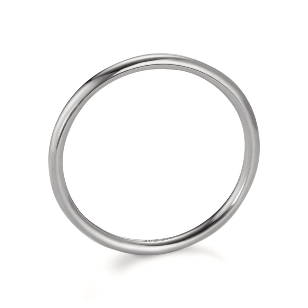 Stacking ring 9k White Gold