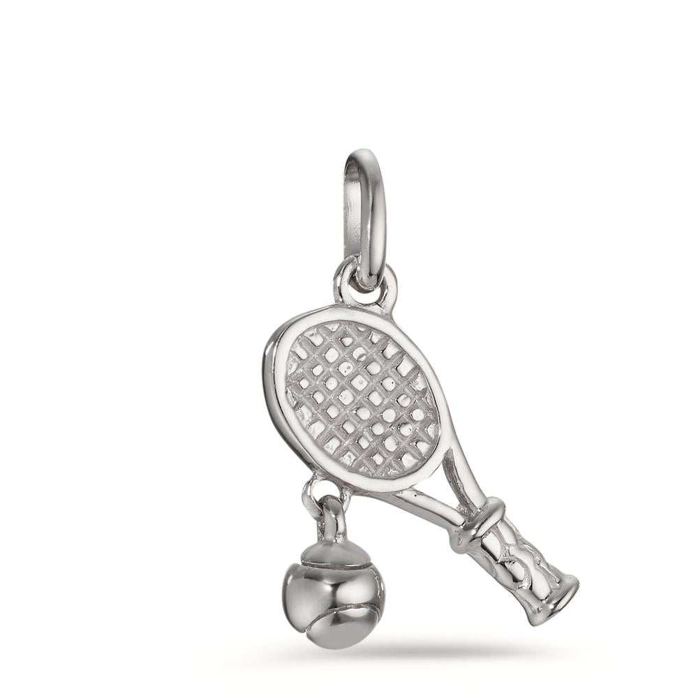 Pendant Silver Rhodium plated Tennis