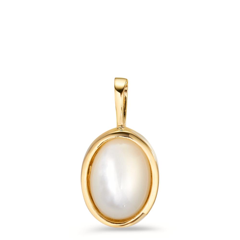 Pendant 9k Yellow Gold Mother of pearl