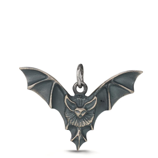 Pendant Silver Patinated Bat