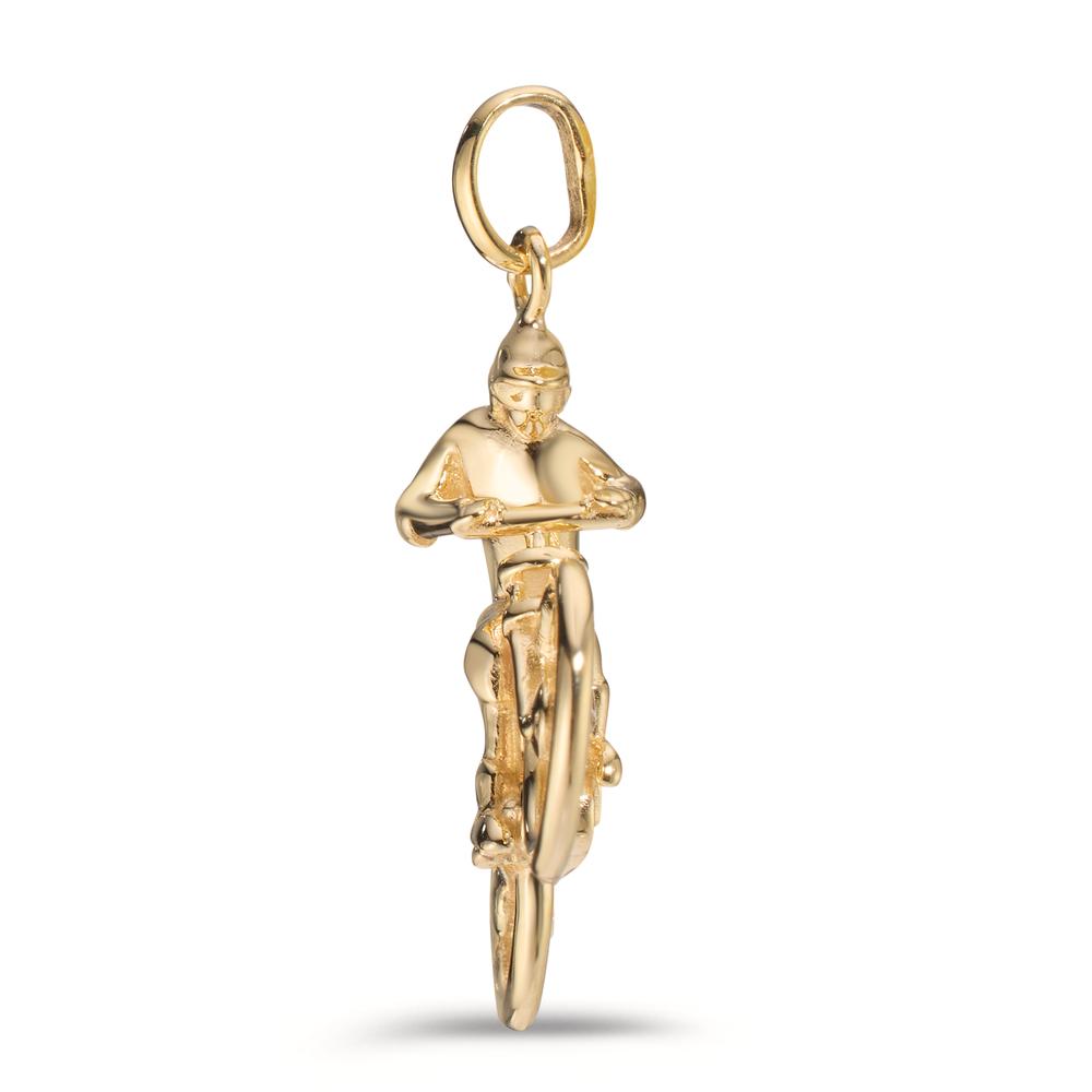 Pendant 9k Yellow Gold Bicycle