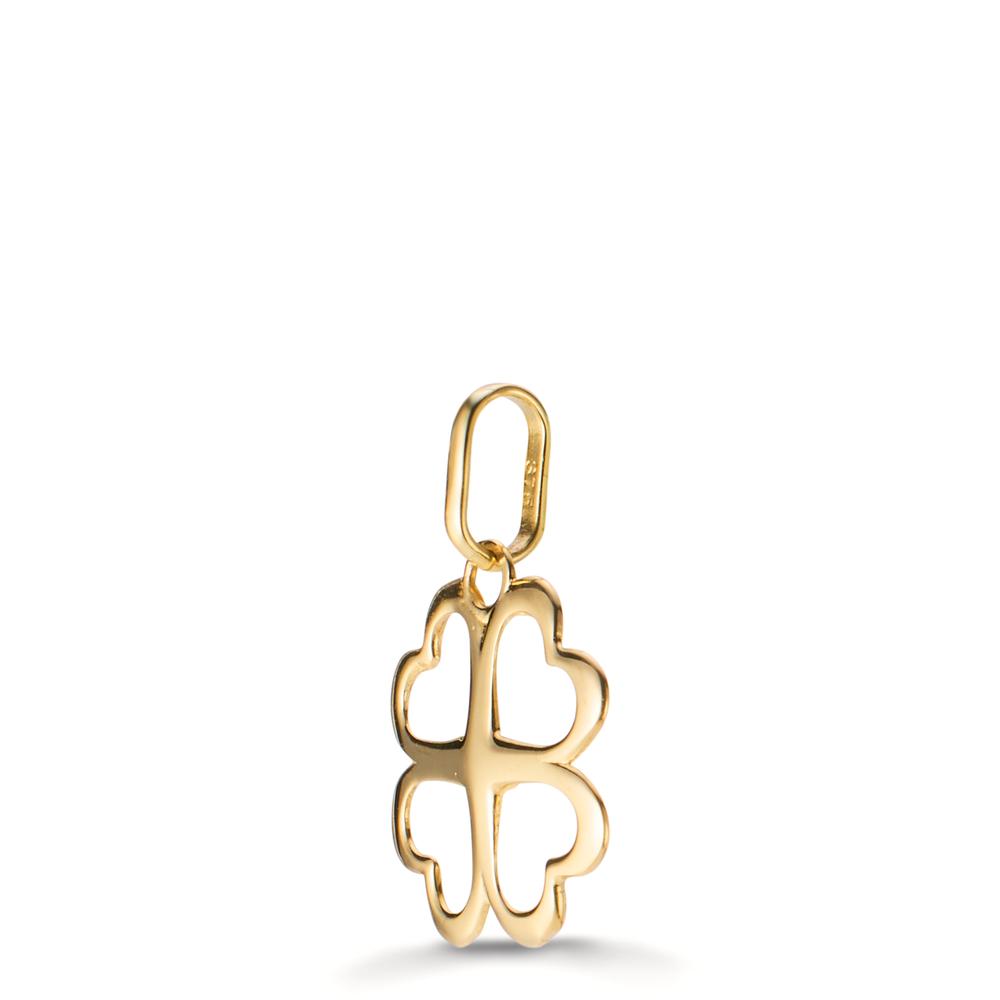 Pendant 9k Yellow Gold Cloverleaf Ø11 mm