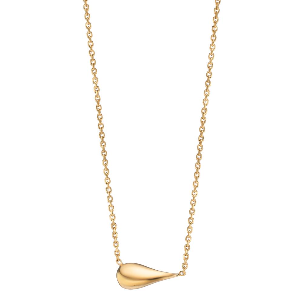 Necklace Silver Yellow Gold plated 42-45 cm