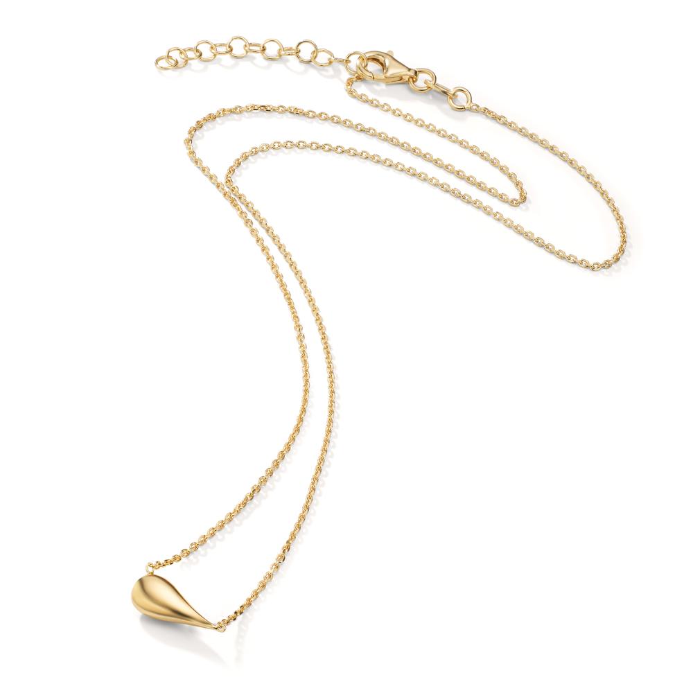 Necklace Silver Yellow Gold plated 42-45 cm