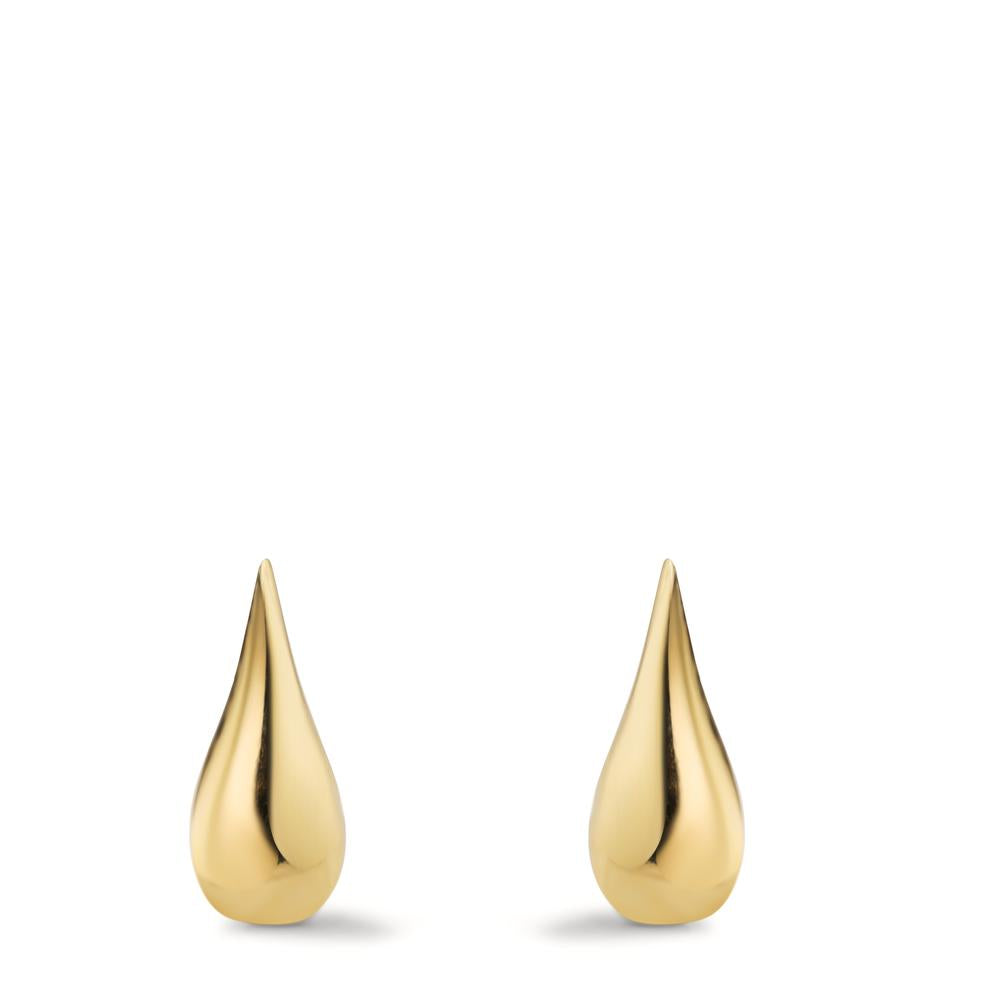 Stud earrings Silver Yellow Gold plated