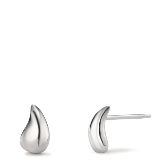 Stud earrings Silver Rhodium plated